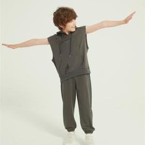 OEM Kids Boys Summer 2PCS Outfits | Custom Elastic Sports long Pant Set