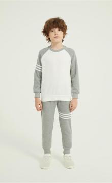 Custom Boy's Color Block T Shirt 2PCS | OEM Outfits Crewneck long Pant Set