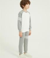 Custom Boy's Color Block T Shirt 2PCS | OEM Outfits Crewneck long Pant Set