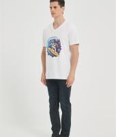 ODM Men's Short-sleeved T-shirt | Summer Casual Blouses Graphic Tees Manufacturer