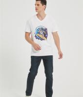 ODM Men's Short-sleeved T-shirt | Summer Casual Blouses Graphic Tees Manufacturer