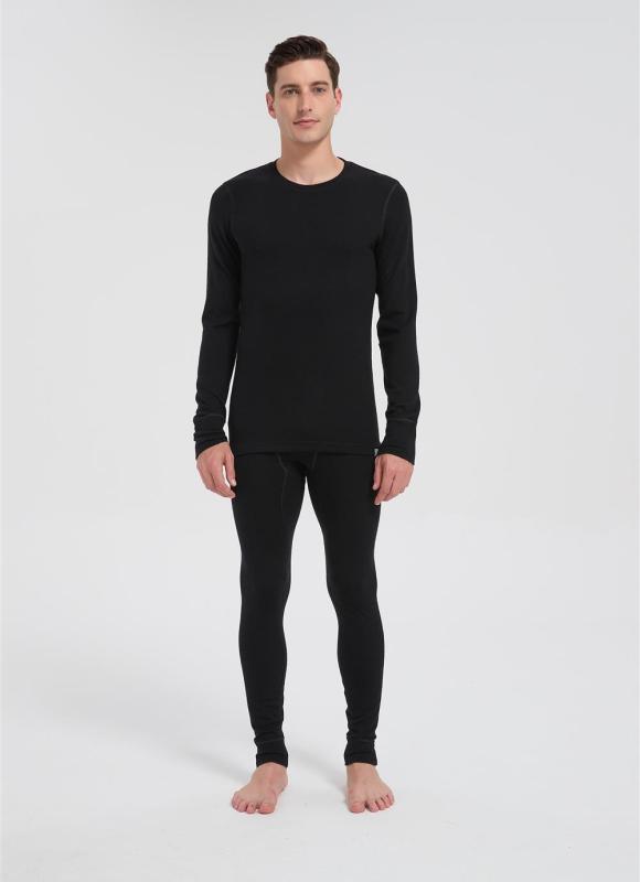 Custom Men's Merino Wool Thermal Underwear Set  | Long Sleeve Merino Thermal From China