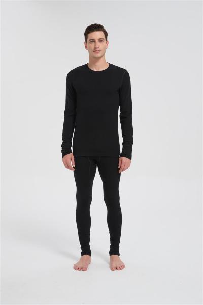 Custom Men's Merino Wool Thermal Underwear Set  | Long Sleeve Merino Thermal From China