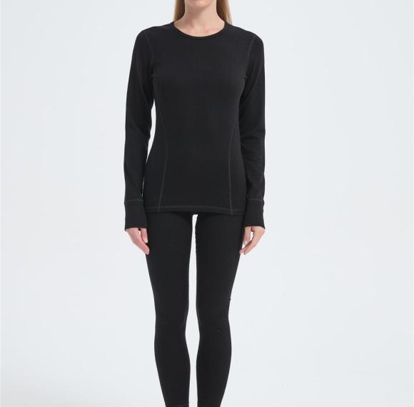 Wholesale Woman's Merino Wool Thermal Underwear Set  | Long Sleeve Merino Thermal From China