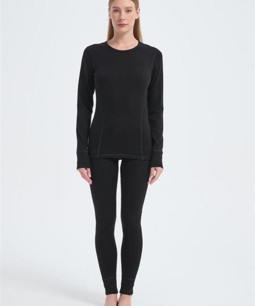 Wholesale Woman's Merino Wool Thermal Underwear Set  | Long Sleeve Merino Thermal From China