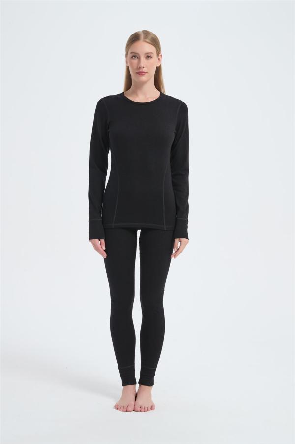 Wholesale Woman's Merino Wool Thermal Underwear Set  | Long Sleeve Merino Thermal From China