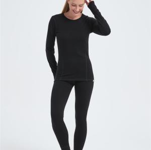 Wholesale Woman's Merino Wool Thermal Underwear Set  | Long Sleeve Merino Thermal From China