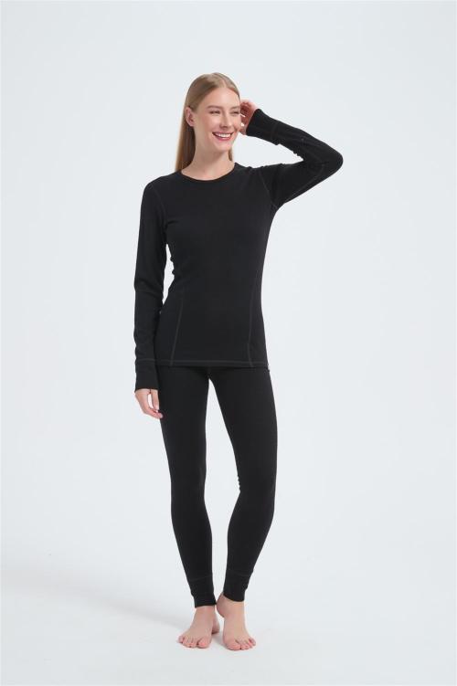 Wholesale Woman's Merino Wool Thermal Underwear Set  | Long Sleeve Merino Thermal From China