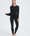Wholesale Woman's Merino Wool Thermal Underwear Set  | Long Sleeve Merino Thermal From China