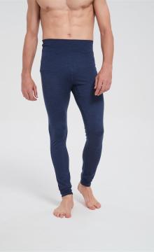 Wholesale Men's Merino Wool Casual Pants | Tight-fitting Sport Pants With Navy Color