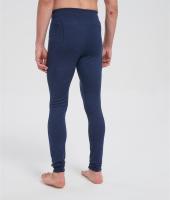 Wholesale Men's Merino Wool Casual Pants | Tight-fitting Sport Pants With Navy Color