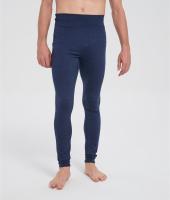 Wholesale Men's Merino Wool Casual Pants | Tight-fitting Sport Pants With Navy Color