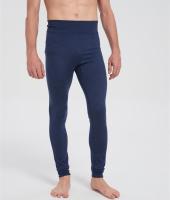 Wholesale Men's Merino Wool Casual Pants | Tight-fitting Sport Pants With Navy Color