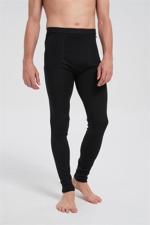 Custom Men's Merino Wool Transit Sweatpants | Flight Comfort Sport Pants With Black Color