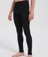 Custom Men's Merino Wool Transit Sweatpants | Flight Comfort Sport Pants With Black Color