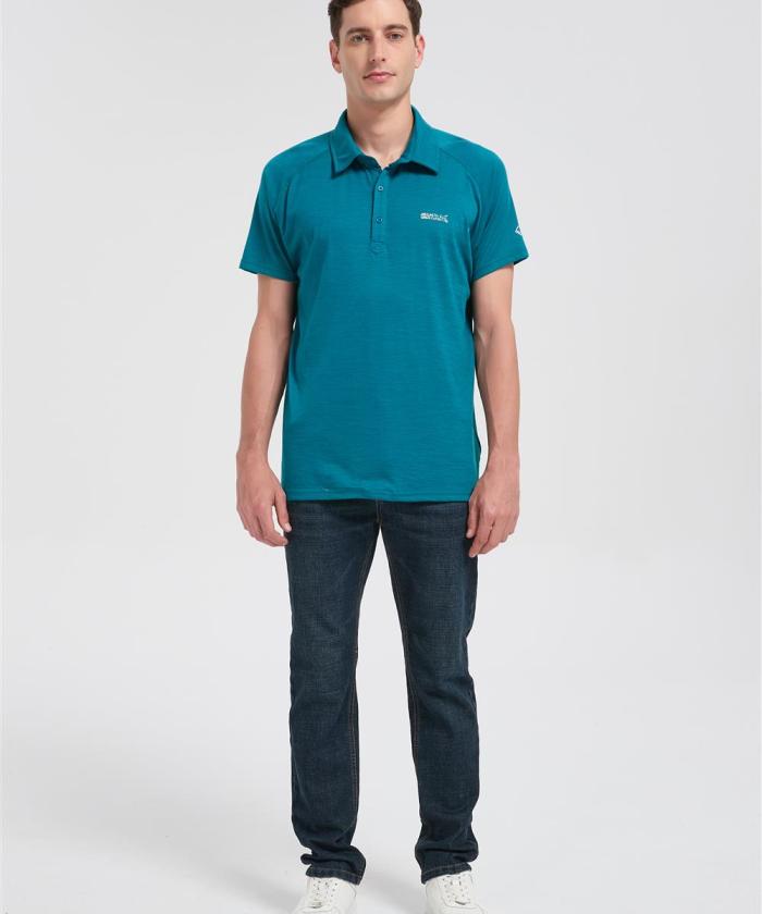 Custom Men's Merino Wool Polo | Wholesale Light & Air Weight Polp From Chinese Factory
