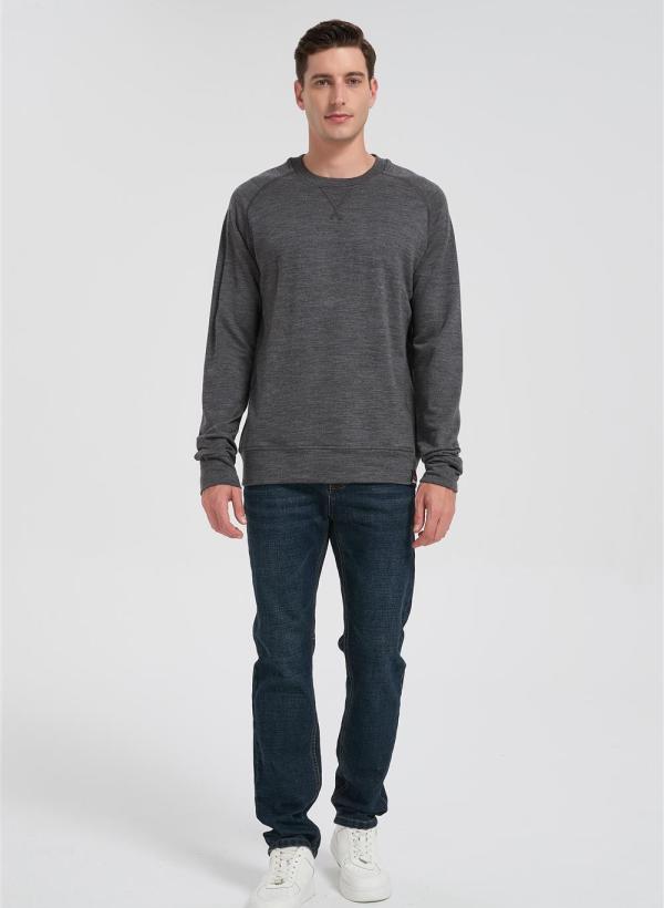 Custom Men's Merino Wool Henley Shirt | Classic Long Sleeve Henley Manufacturer