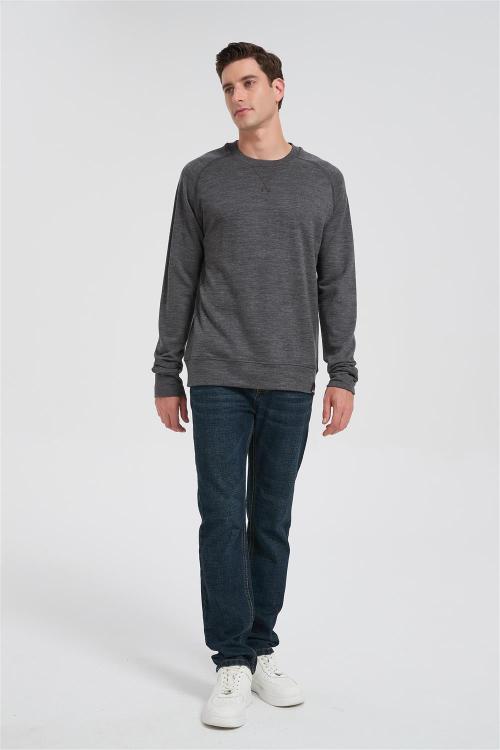 Custom Men's Merino Wool Henley Shirt | Classic Long Sleeve Henley Manufacturer