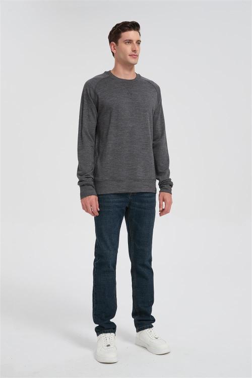 Custom Men's Merino Wool Henley Shirt | Classic Long Sleeve Henley Manufacturer