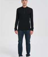 Wholesale Men's Half-zip Merino Hoodie | Casual Tight-fitting Hoddie Suppiler