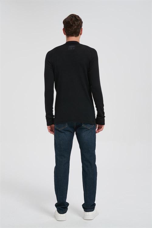 Wholesale Men's Half-zip Merino Hoodie | Casual Tight-fitting Hoddie Suppiler