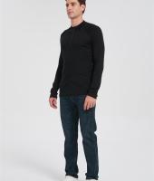 Wholesale Men's Half-zip Merino Hoodie | Casual Tight-fitting Hoddie Suppiler