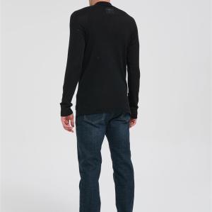 Wholesale Men's Half-zip Merino Hoodie | Casual Tight-fitting Hoddie Suppiler