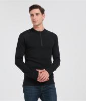 Wholesale Men's Half-zip Merino Hoodie | Casual Tight-fitting Hoddie Suppiler