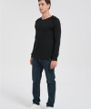 Custom Men's Merino Round-neck T-shirt | Long Sleeve Merino Running T-shirt Suppiler
