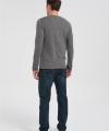 Wholesale Men's Merino Wool Casual Henley Shirt | Heather Gray Long Sleeve T-shirt Manufacturer