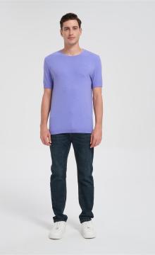 Custom Men's Merino Crew Neck Seamless T-shirt | Wholesale Men's Merino Wool Short Sleeve T-shirt