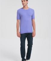 Custom Men's Merino Crew Neck Seamless T-shirt | Wholesale Men's Merino Wool Short Sleeve T-shirt