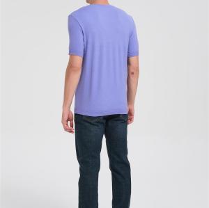 Custom Men's Merino Crew Neck Seamless T-shirt | Wholesale Men's Merino Wool Short Sleeve T-shirt