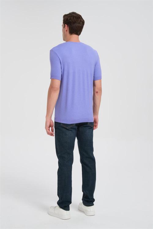 Custom Men's Merino Crew Neck Seamless T-shirt | Wholesale Men's Merino Wool Short Sleeve T-shirt