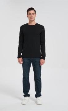 Wholesale Men's Long Sleeve Merino Crew Hoodie From  Chinese Factory