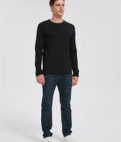 Wholesale Men's Long Sleeve Merino Crew Hoodie From Chinese Factory