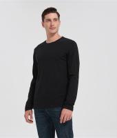 Wholesale Men's Long Sleeve Merino Crew Hoodie From  Chinese Factory
