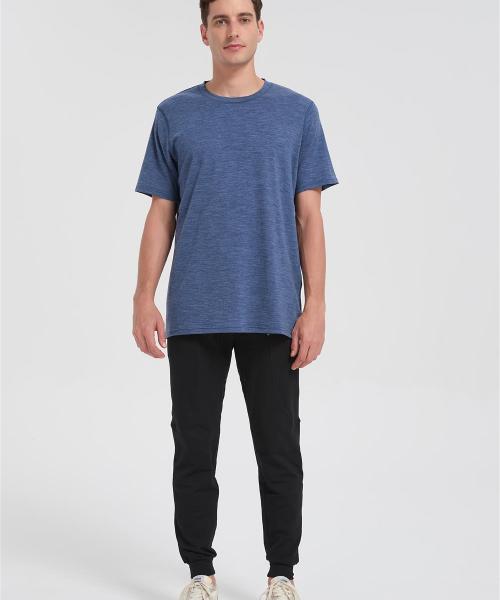 Wholesale Men's Merino Running Shirt | 15.5μm Superfine Merino Wool T-shirt Suppiler