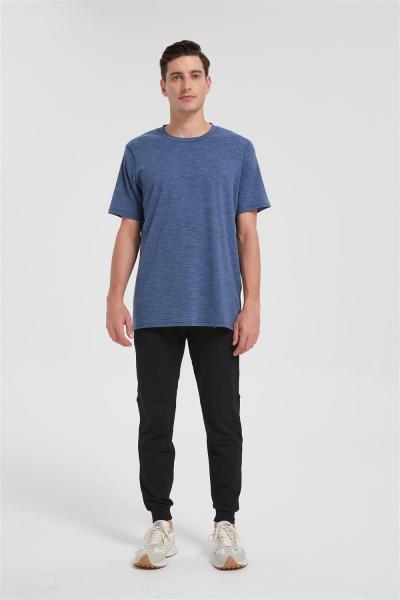 Wholesale Men's Merino Running Shirt | 15.5μm Superfine Merino Wool T-shirt Suppiler