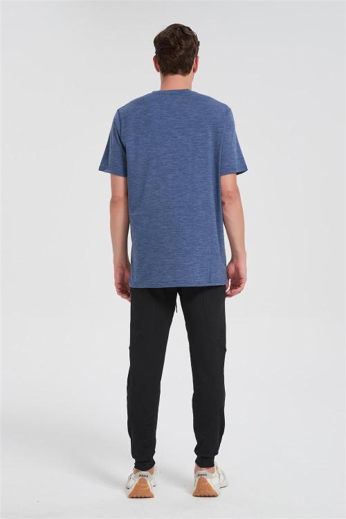 Wholesale Men's Merino Running Shirt | 15.5μm Superfine Merino Wool T-shirt Suppiler