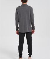 Wholesale Men's Merino Base Layer Shirt | Half-zipper Antibacterial Merino Shirt From China