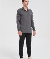 Wholesale Men's Merino Base Layer Shirt | Half-zipper Antibacterial Merino Shirt From China