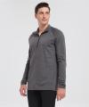 Wholesale Men's Merino Base Layer Shirt | Half-zipper Antibacterial Merino Shirt From China