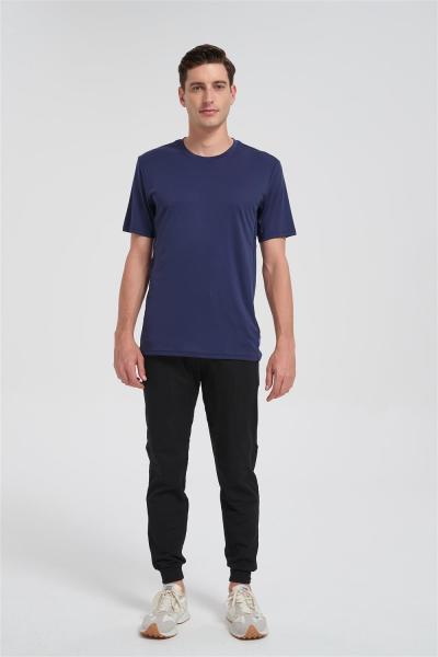 Wholesale Men's Merino Ultralight Crew T‑Shirt From Chinese Factory