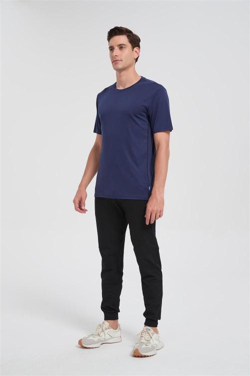Wholesale Men's Merino Ultralight Crew T‑Shirt From Chinese Factory