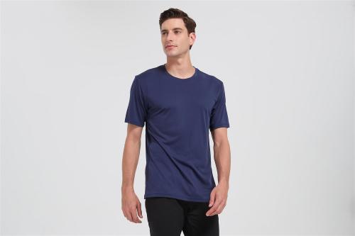 Wholesale Men's Merino Ultralight Crew T‑Shirt From Chinese Factory