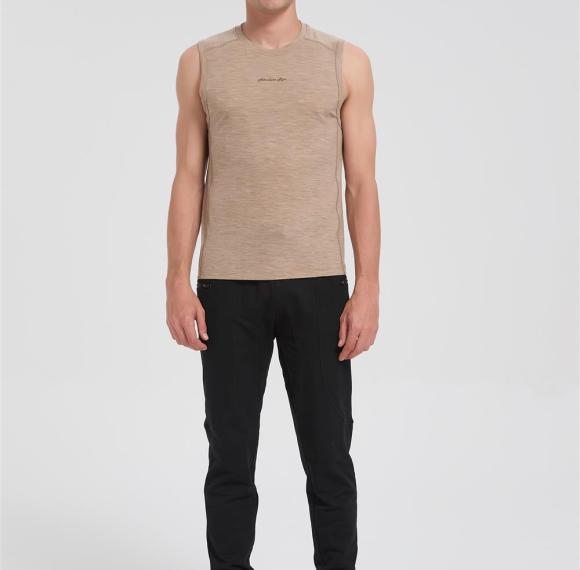 Wholesale Men's Merino Running Sports Vest | UPF 50+ Ultra Antibacterial Sports Vest Suppiler