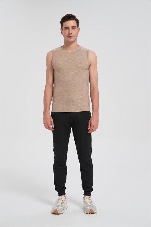 Wholesale Men's Merino Running Sports Vest | UPF 50+ Ultra Antibacterial Sports Vest Suppiler