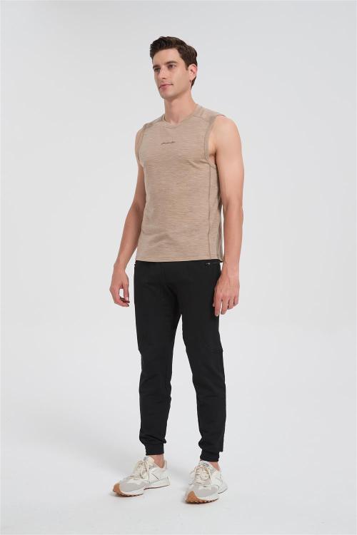 Wholesale Men's Merino Running Sports Vest | UPF 50+ Ultra Antibacterial Sports Vest Suppiler
