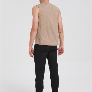 Wholesale Men's Merino Running Sports Vest | UPF 50+ Ultra Antibacterial Sports Vest Suppiler